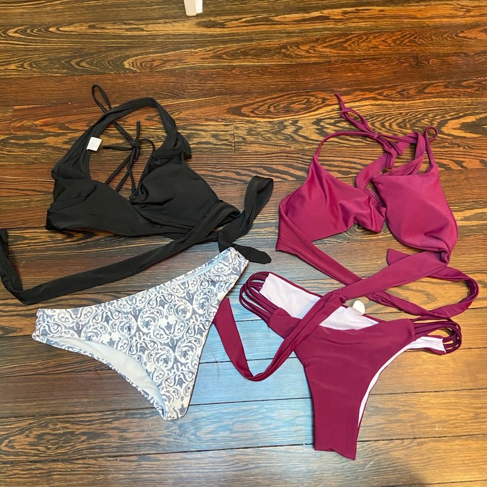 SHEIN Wrap Bathing suits